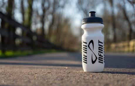 wate bottle on bike path